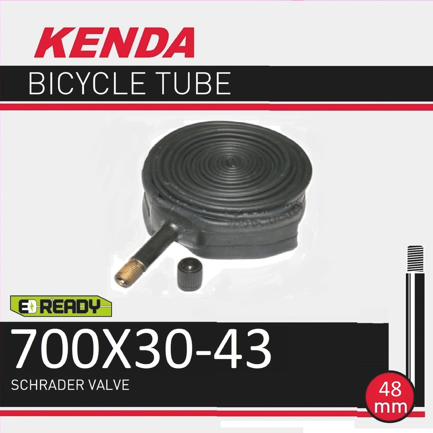 KENDA TUBE 700X30/43 AV/SV 48MM VALVE