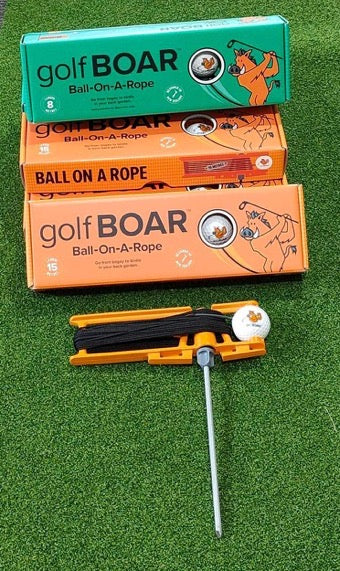 B.O.A.R golf aid (ball on a rope)