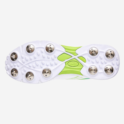 Kookaburra Pro 2.0 Cricket Spikes - Lime/White