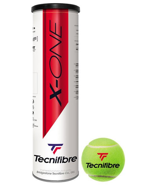 Tecnifibre x-one tennis balls (4pack)
