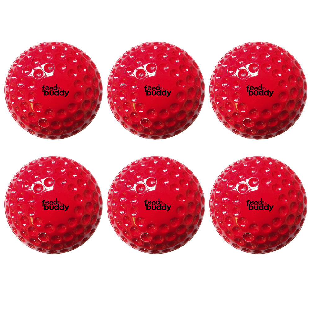 Feed Buddy - Balls (6 pack) Red