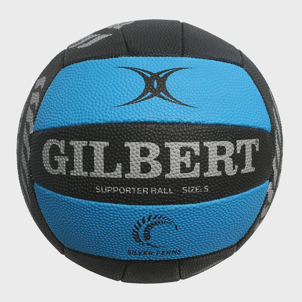 Gilbert Silver Ferns Netball Supporter SZ 5